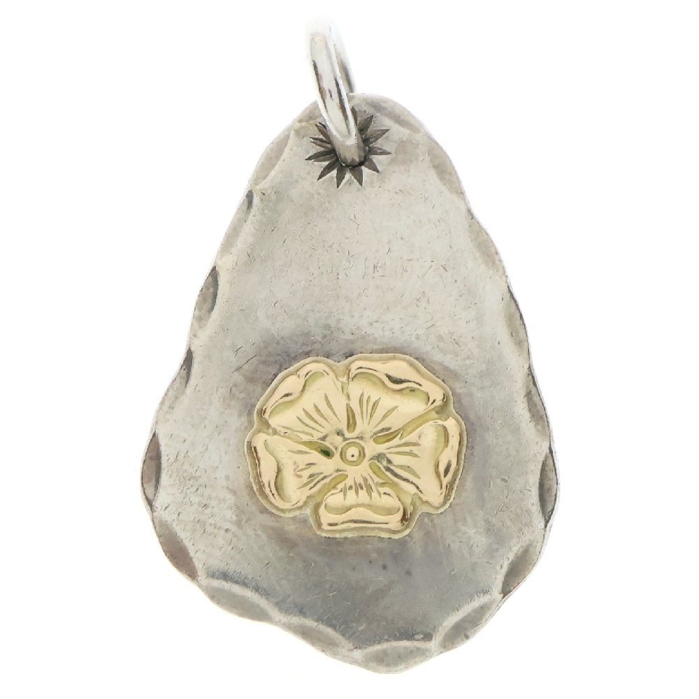 goro's ゴローズ ローズ印台メタル ペンダントトップ シルバー/ゴールド拍卖