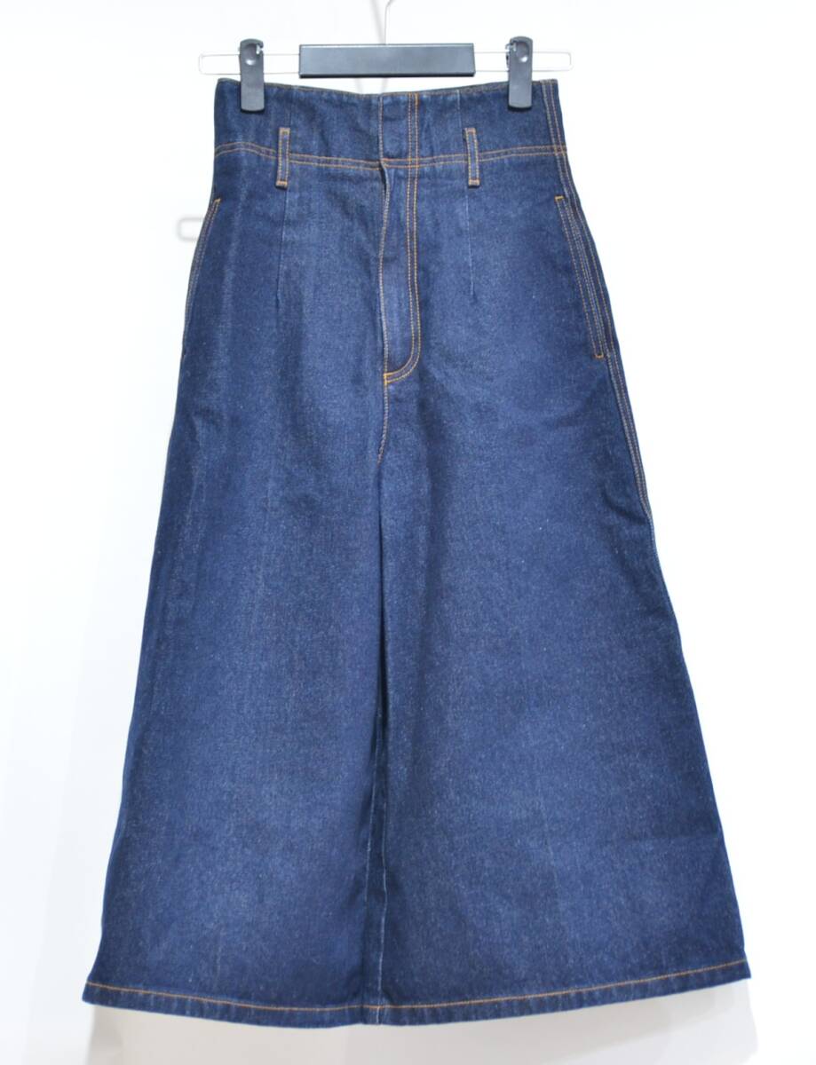 Christian Dior クリスチャン ディオール ワイド デニム パンツ インディゴ F34 Y-31459B拍卖