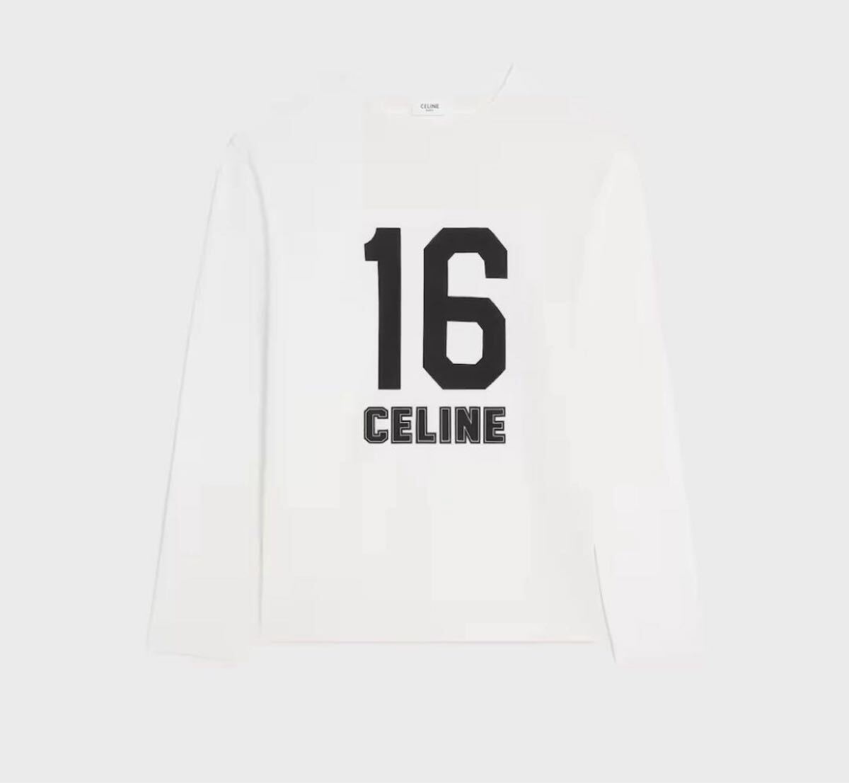 CELINE 16 ルーズTシャツ 長袖Tシャツ ロンT拍卖