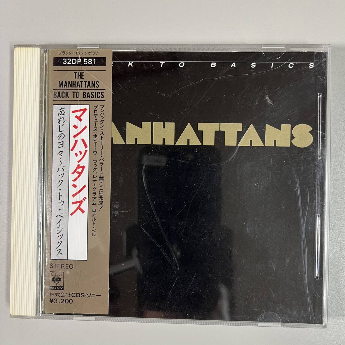 C8837 The Manhattans / Back To Basics 帯付き拍卖