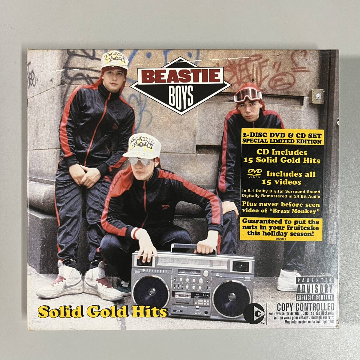 C9037 BEASTIE BOYS / Solid Gold Hits EU盤ハイプステッカー2枚組拍卖