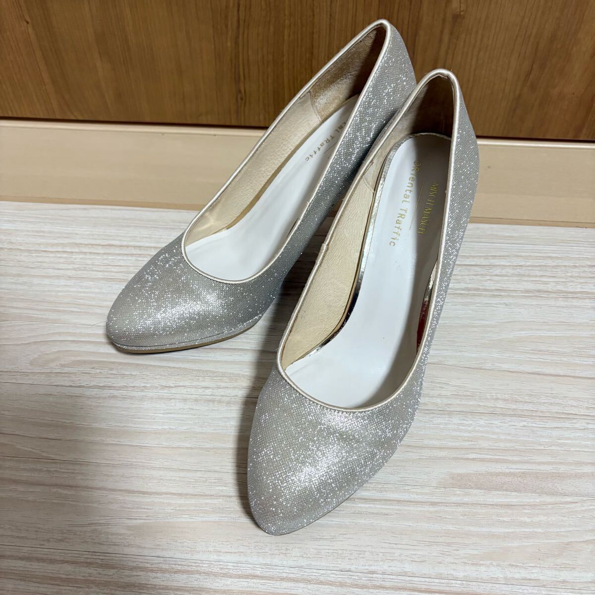 送料無料★ORIENTALTRAFFIC × MISCH MASCH コラボ パンプス 41 オリエンタルトラフィック ミッシュマッシュ拍卖
