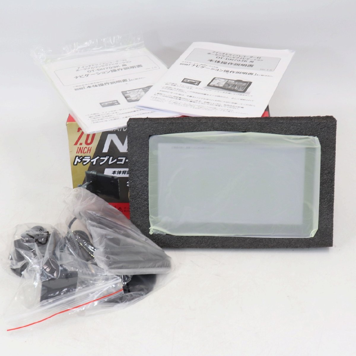 未使用 7インチ ドライブレコーダー ワンセグ ナビゲーション OT-DN703K カーナビ ドラレコ 中古 / 11301 HMR拍卖