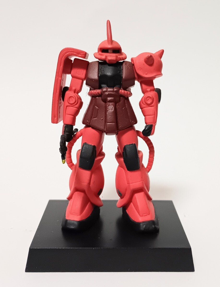 ☆バンプレスト☆機動戦士ガンダム☆モビルスーツガンダム ミニフィギュアコレクション☆MS-06S☆シャア専用ザクII☆フィギュア☆中古品☆ 拍卖