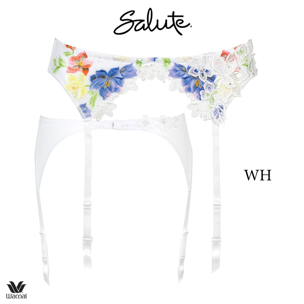 新品・タグ付き☆ワコール☆サルート☆マダガスカル☆WH☆ガーターベルトM拍卖