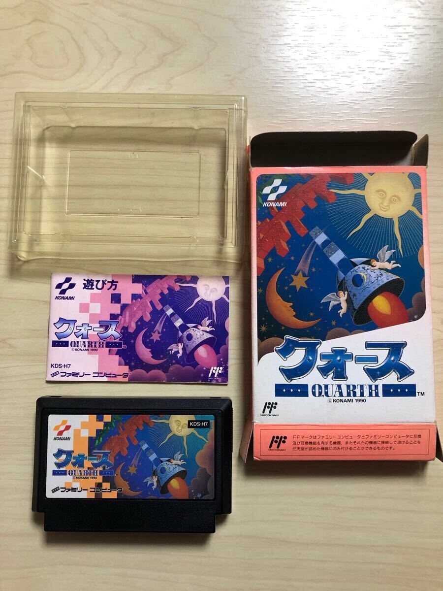 クォース ファミコン 箱説付き 動作確認済み拍卖