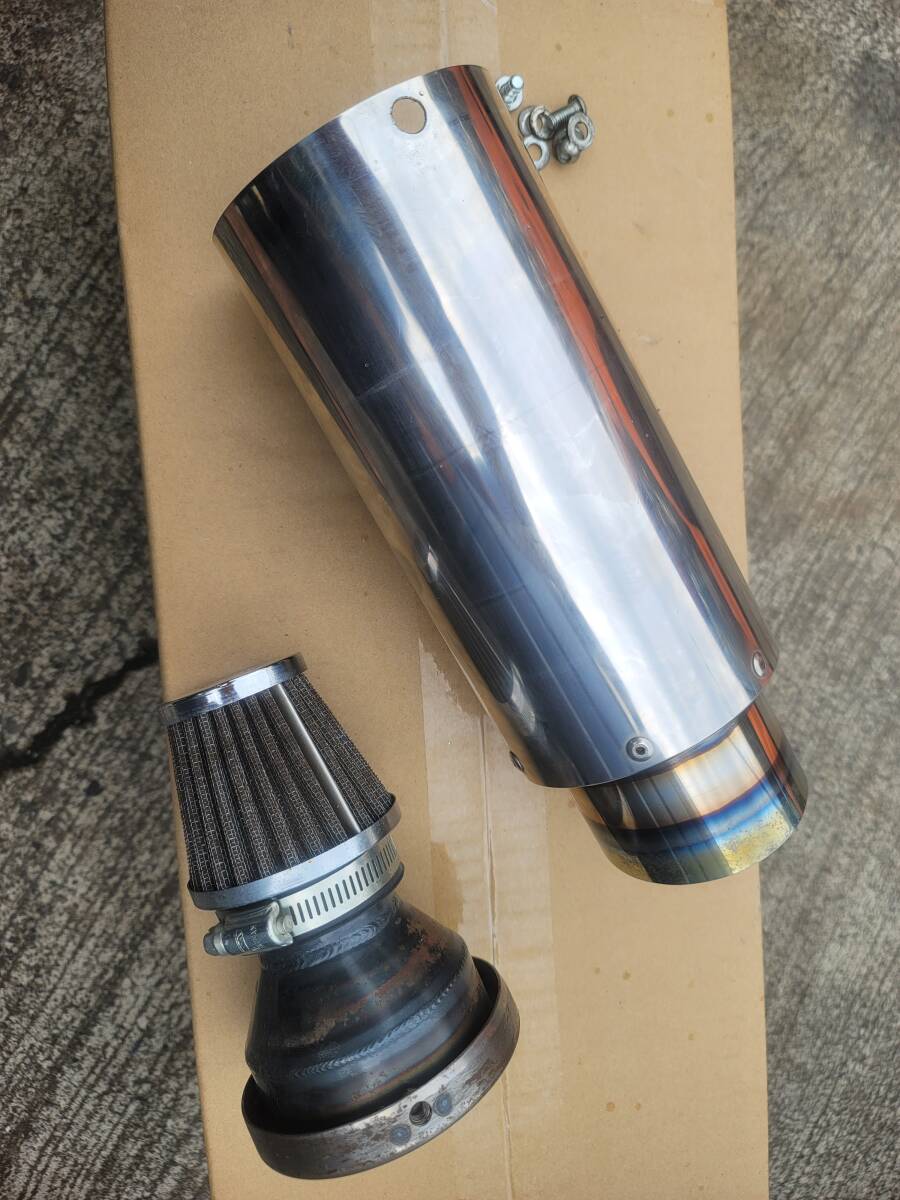 作り良し 汎用エアクリーナー 砲弾型 取り付け口パイ数61.3ミリ ビックスクーター マジェスティ フォルツァ スカイウェーブ拍卖