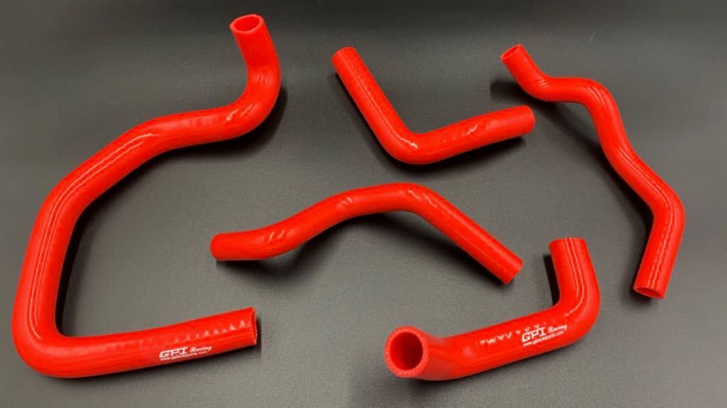 CB400SFラジエターホースNC31&NC39 98~07 シリコンラジエーター(レッド)拍卖
