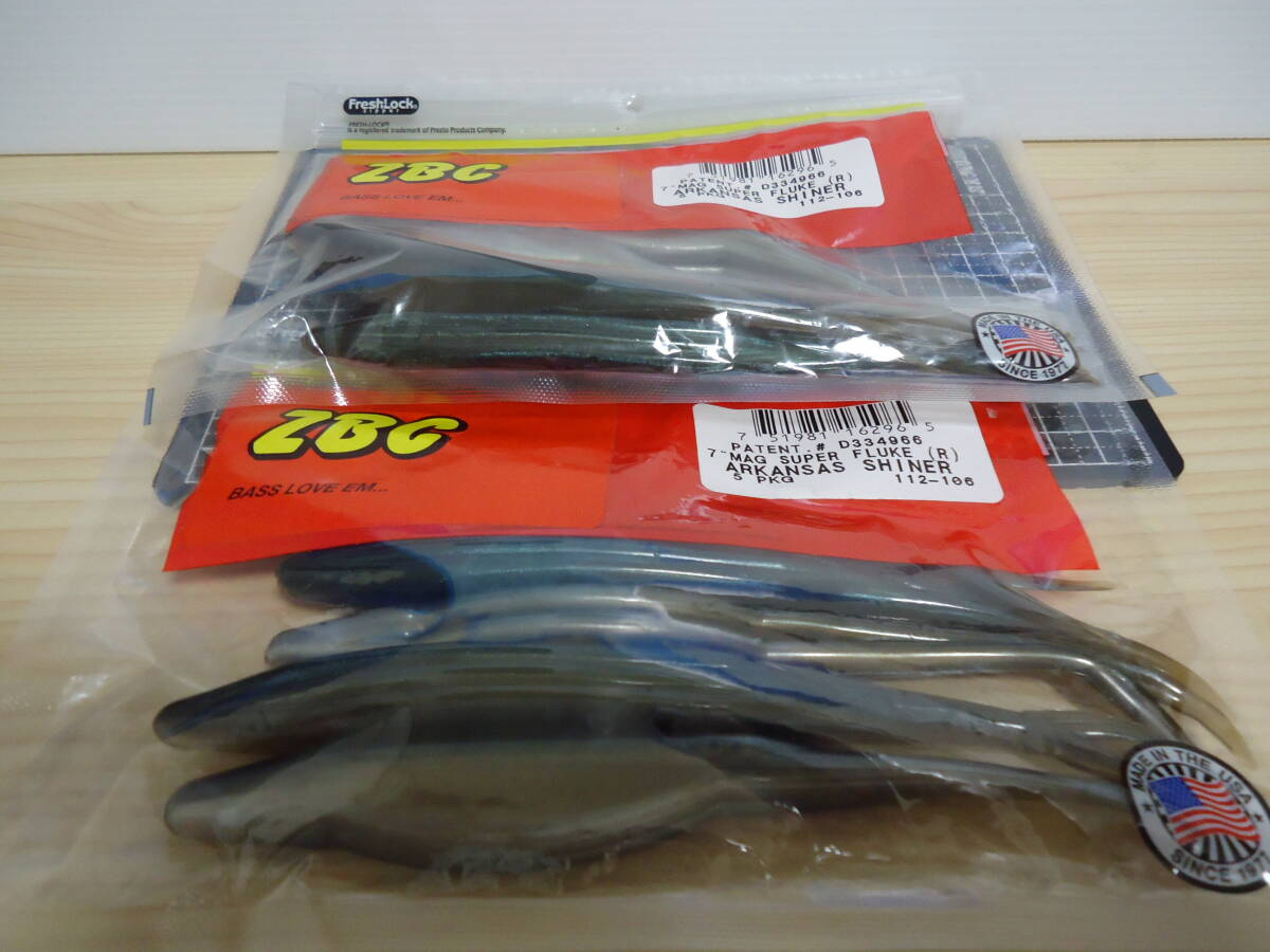 ズーム マグナムスーパーフルーク MAG SUPER FLUKE(ARKANSAS SHINER) 未開封品2袋拍卖