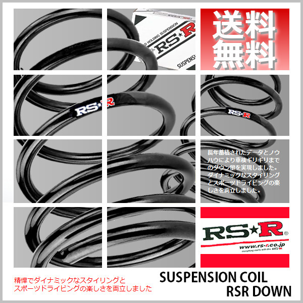 RSR ダウンサス (RS☆R DOWN) (1台分/前後set) フェアレディZ RZ34 (ニスモ)(FR 3000 TB R5/8-) (N136D)拍卖