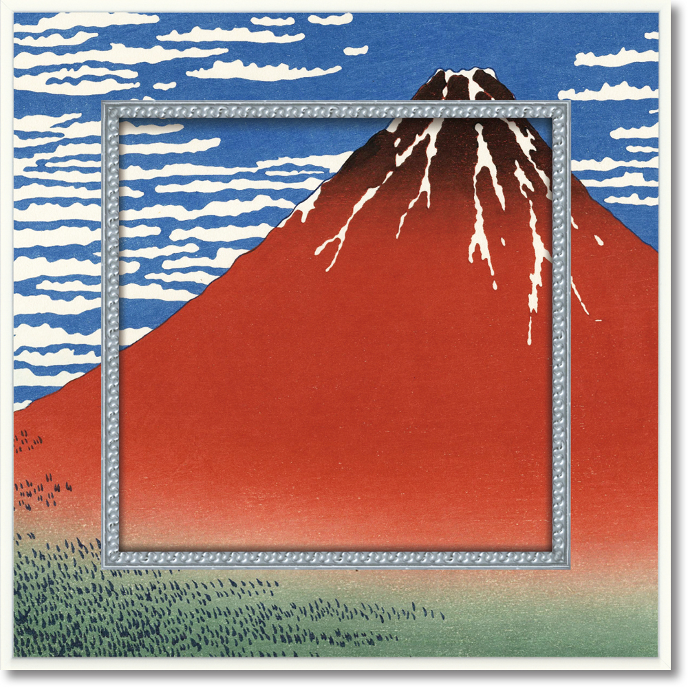 額装絵画 ビッグアート ミュージアム アート コレクション(葛飾 北斎「赤富士」)拍卖