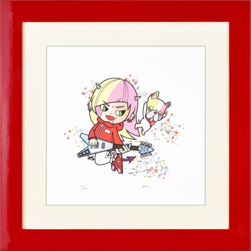 ジークレー版画 額装絵画 tomo. 「Devil's kids7」 300角拍卖