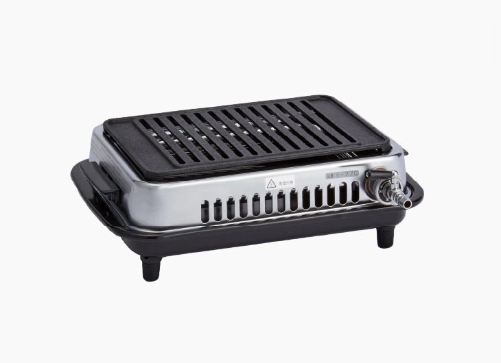 ★新品 ガス 焼肉ロースター 鉄板焼き器 ヤマキン Y-77C 高級焼肉器 じゅん ●送料込拍卖