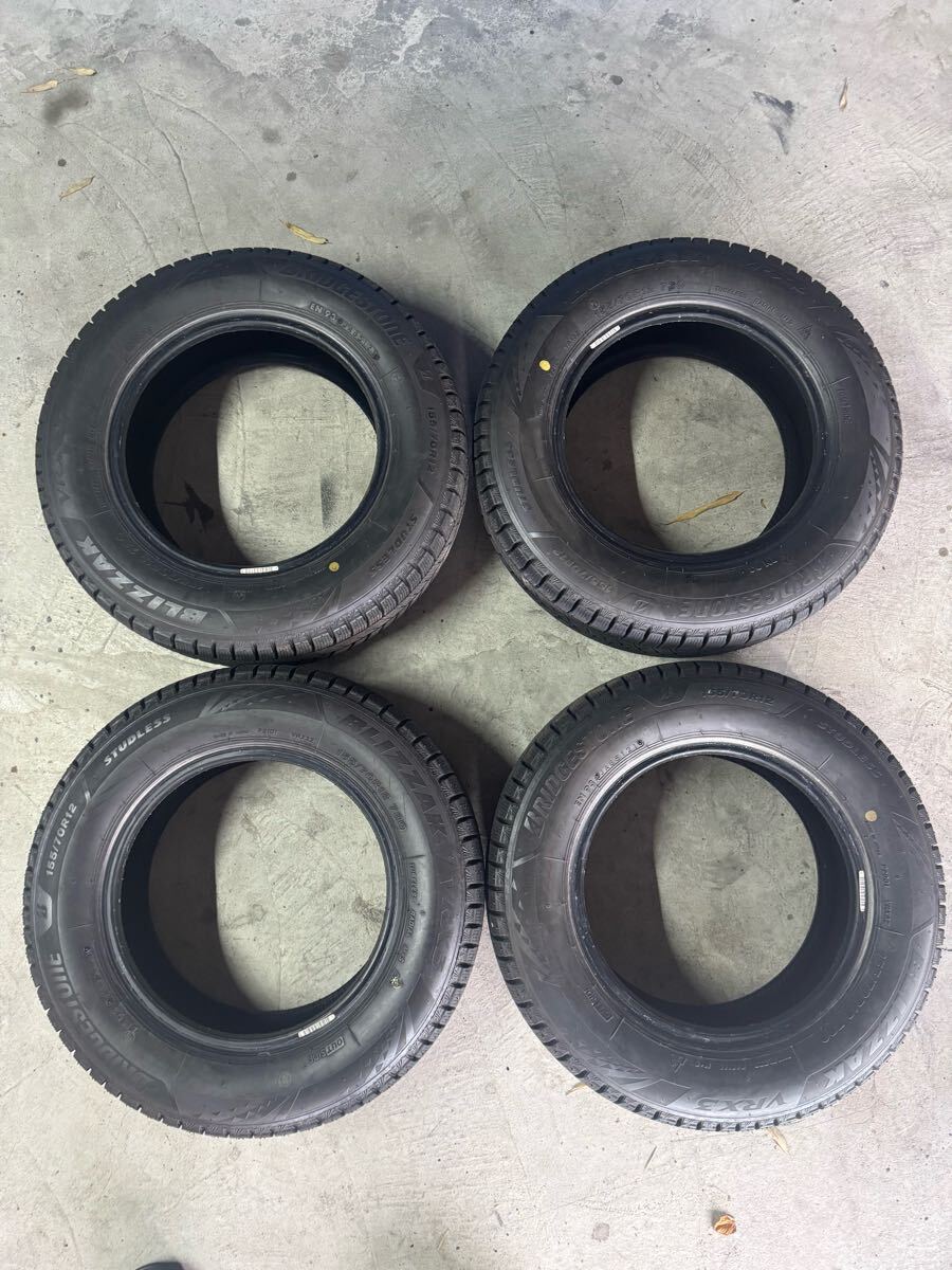 ブリヂストン BLIZZAK VRX3 155/70R12 73Q 4本セット拍卖