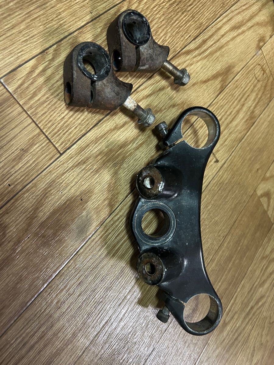 カワサキ エストレヤカスタムBJ250A トップブリッジ・ハンドルホルダー 純正拍卖