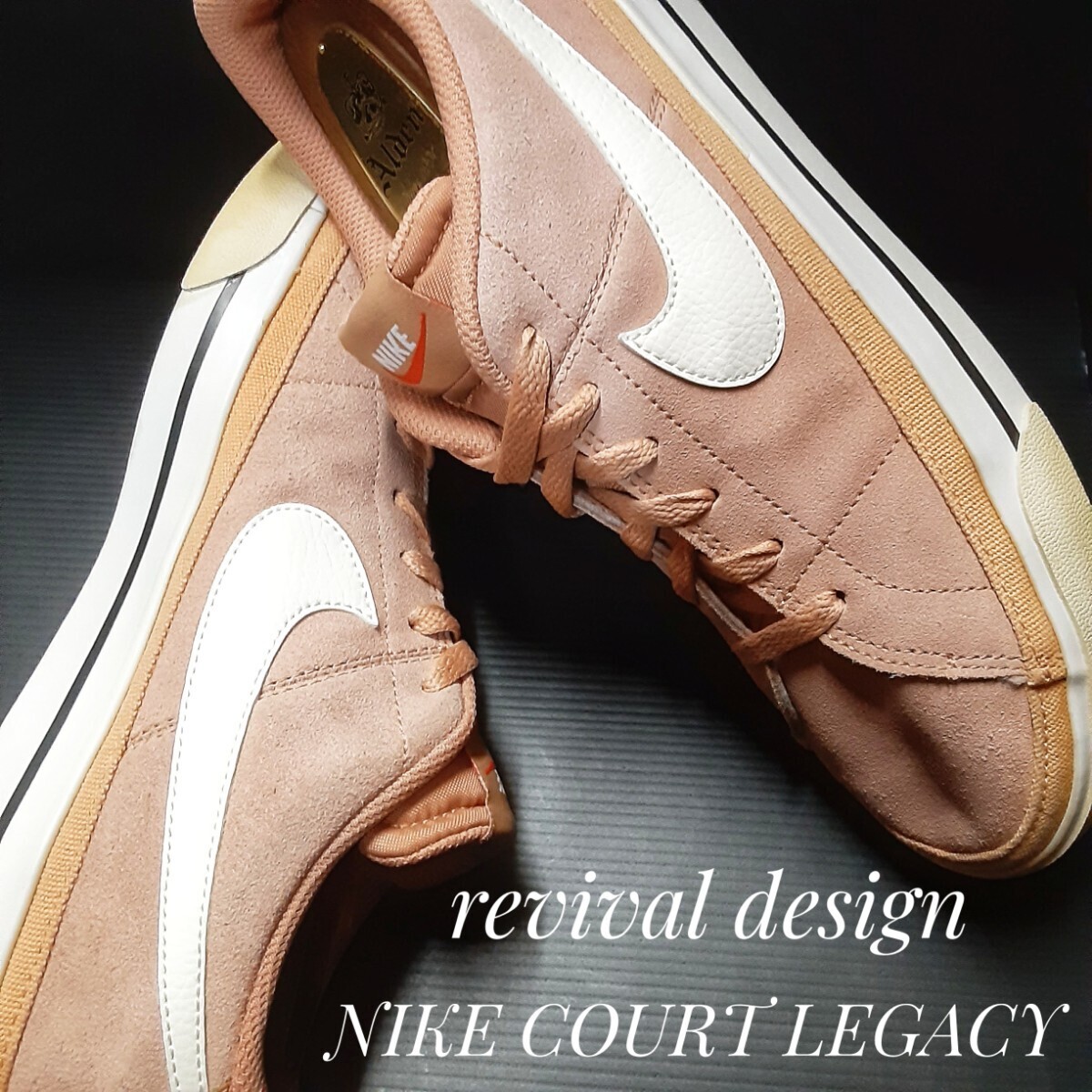 最値!希少21年製!ココアブラウン!オールドクラシック!ナイキ コートレガシー 最上位 ヌバックレザー スニーカー!リバイバルデザイン!26cm拍卖