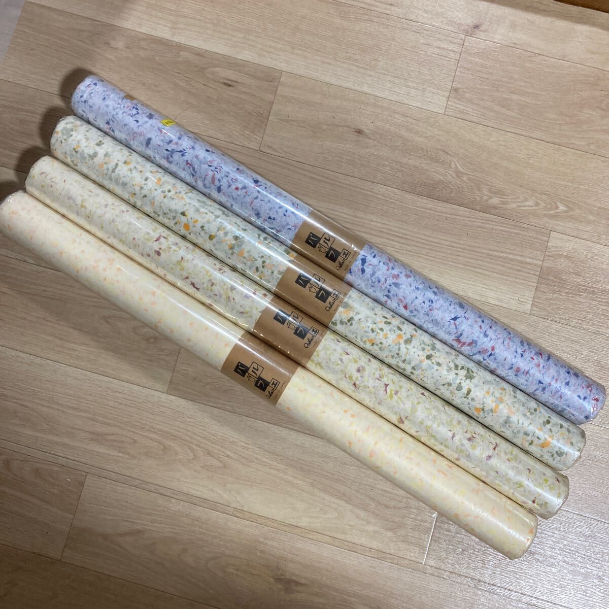 n 5362 ラッピングロール 東京リボン パルフェ 75㎝×20m 4点セット 包装紙 ラッピングペーパー 未開封拍卖