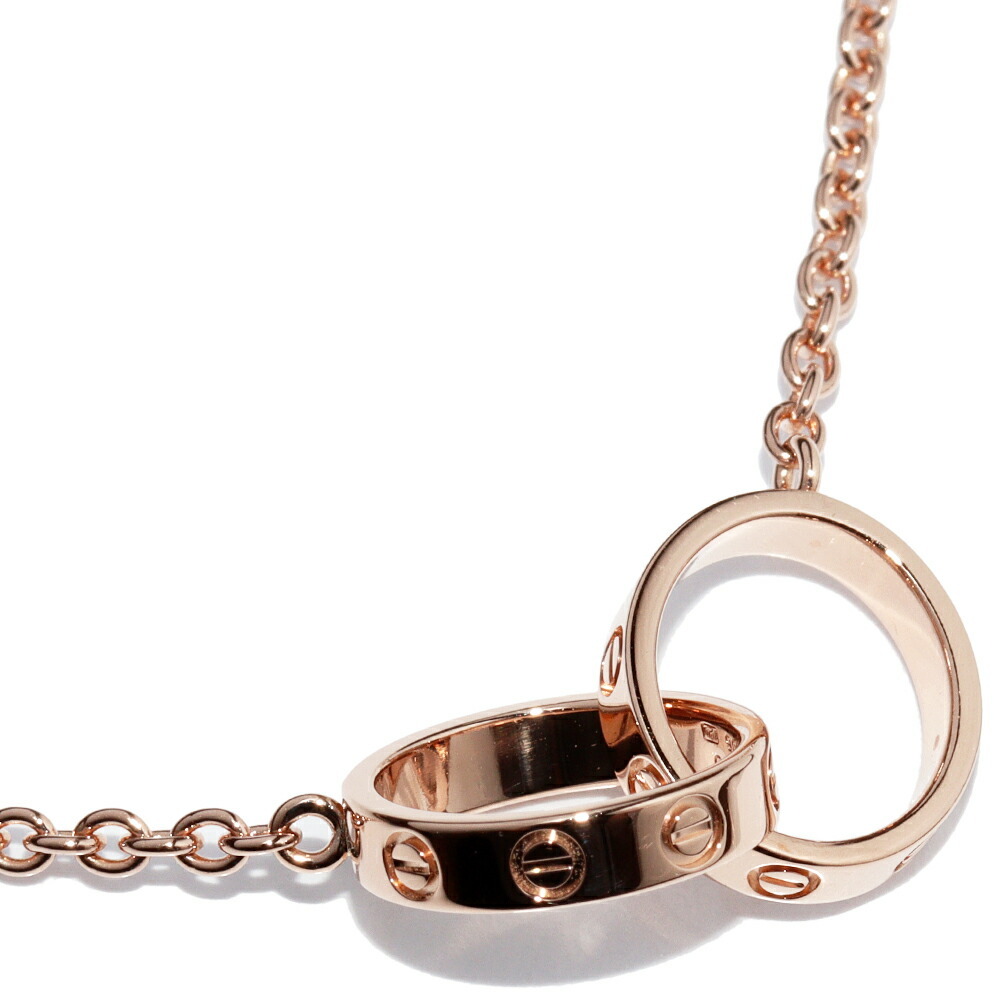 カルティエ ペンダントネックレス K18PG ベビーラブネックレス ベビーラブペンダントネックレス B7212300拍卖