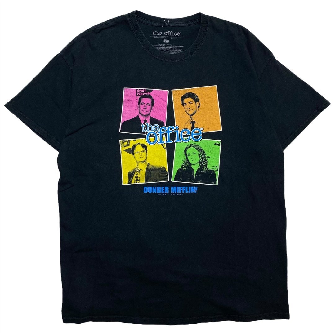 Vintage THE OFFICE ジ オフィス DUNDER MIFFLIN Tシャツ 半袖 ブラック 古着 メンズ XL 映画 ムービー 映画T ヴィンテージ ビンテージ拍卖