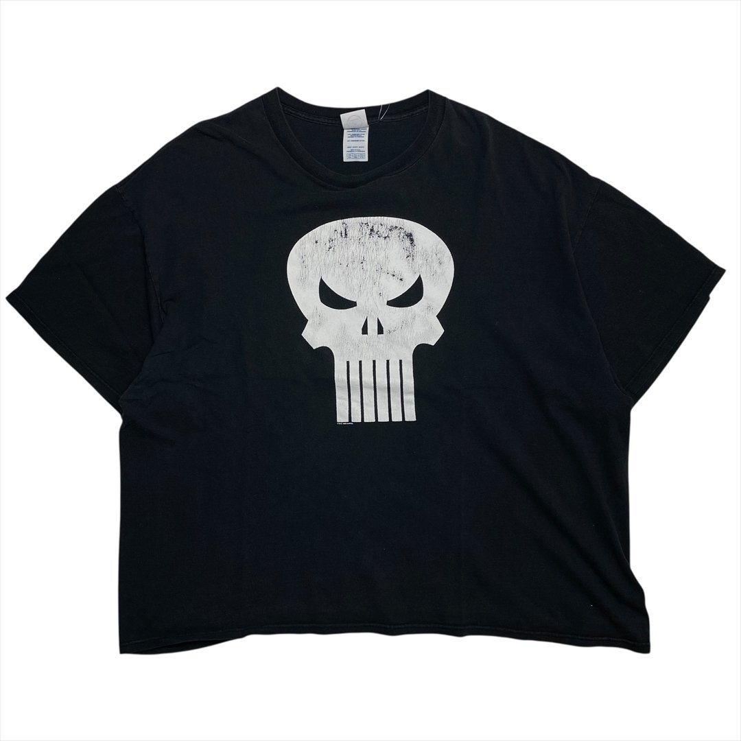 Vintage DELTA デルタ MARVEL THE PUNISHER パニッシャー Tシャツ 半袖 ブラック 古着 メンズ 3XL USA製 ビッグサイズ ヴィンテージ拍卖