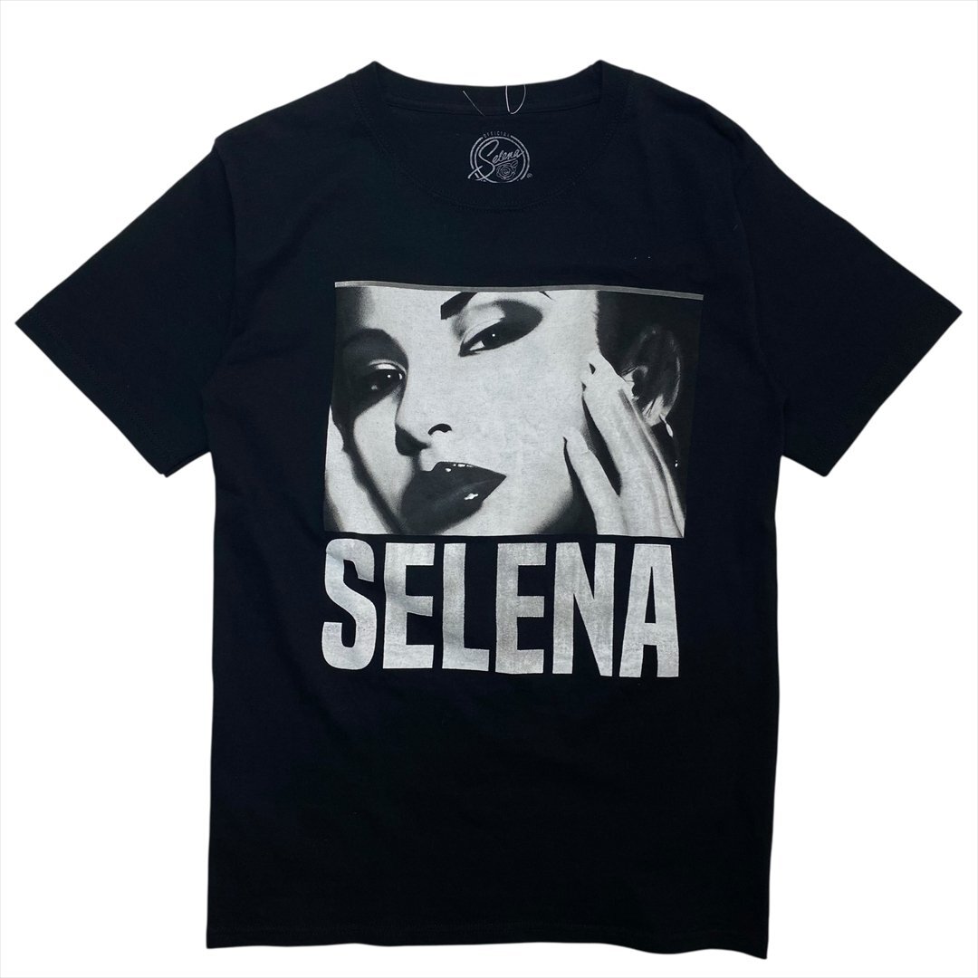 Vintage Selena セレーナ Tシャツ 半袖 ブラック 古着 レディース S テハーノ ラテン・ポップ ヴィンテージ ビンテージ拍卖