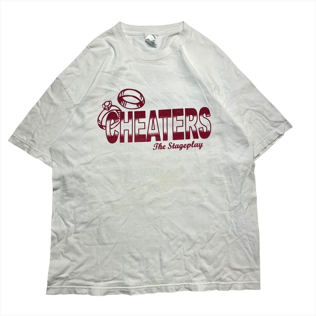 Vintage 00s AAA ALSTYLE Cheaters Thanksgiving Week 2005 プリント Tシャツ 半袖 ホワイト 古着 メンズ XL USA製 ヴィンテージ拍卖