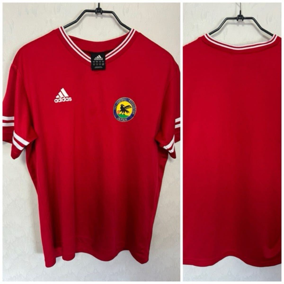 日本代表 89年 復刻 ユニフォーム アディダス M Oサイズ 美品 レッド 赤 JFA 拍卖