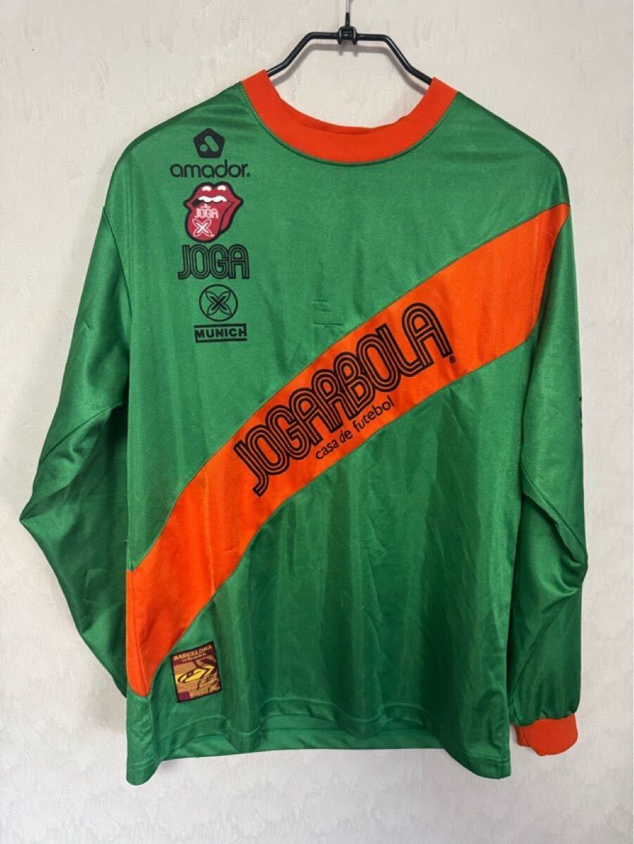 JOGARBOLA ジョガボーラ 長袖プラシャツ グリーン オレンジ Lサイズ拍卖