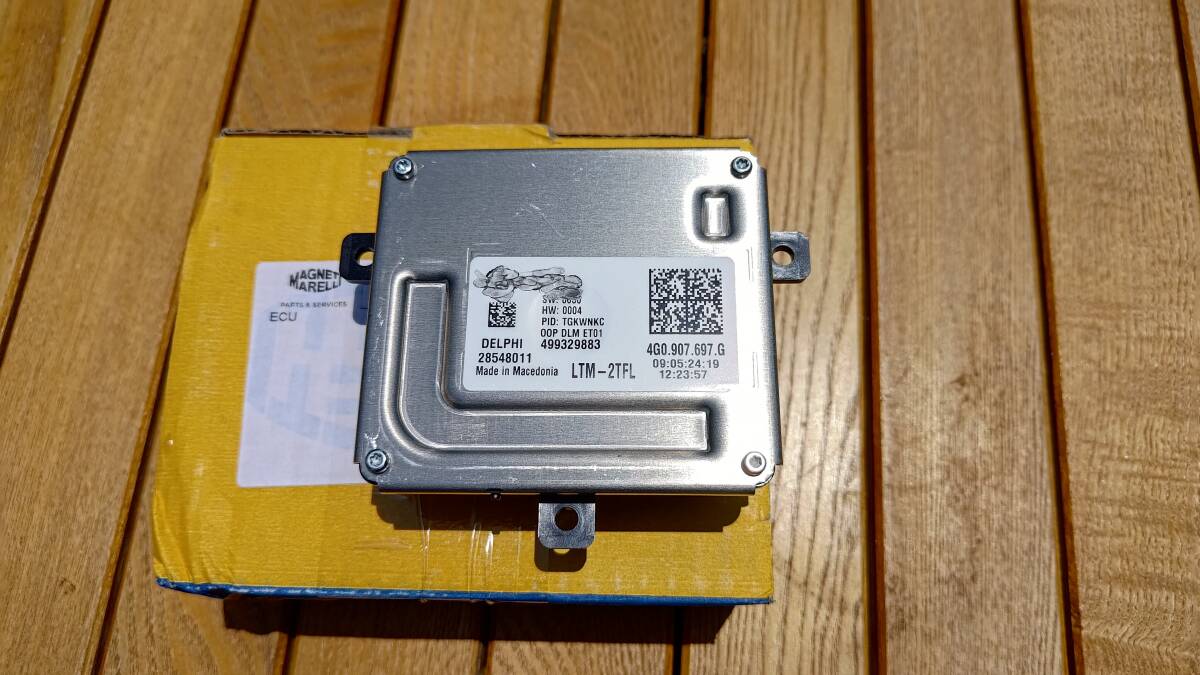 アウディA6/アウディA7/ゴルフ7他/ヘッドライト パワーモジュール/デイライト用/MAGNETTI MARELLI製/未使用/新品/4G0907697F/4G0907697G他拍卖