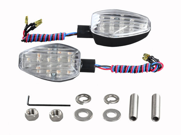 ポッシュフェイス POSH Faith ライトウェイトLEDウインカー 2個入り ダブル仕様 ブラックボディ/クリアーレンズ 096452-06拍卖