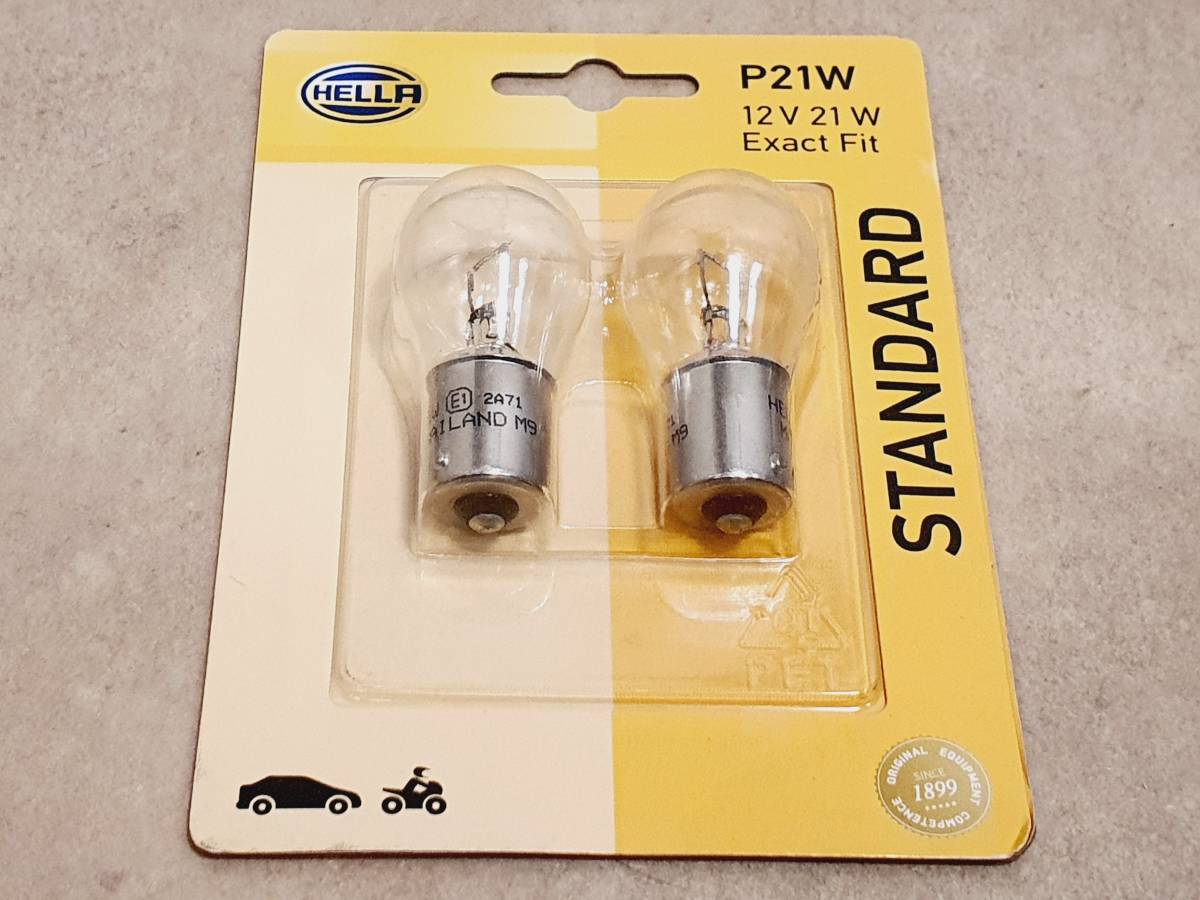 HELLA・12V/BA15s/21W 2個 セット拍卖