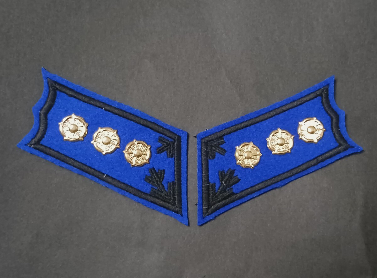 WW2フィンランド軍 戦後生産同型品 空軍 襟章 大尉 WWⅡ第二次世界大戦 冬戦争 継続 ラップランド 階級章 徽章拍卖