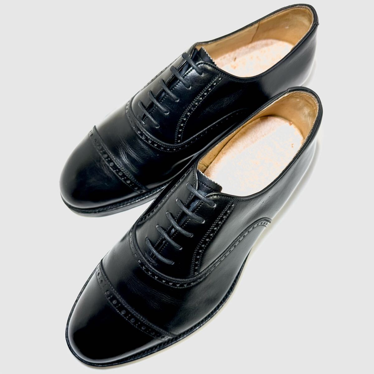 即決/参考定価39.600円/スコッチグレイン/SCOTCH GRAIN /キャップトゥ/25cm/ブラック/黒/ビジネス/冠婚葬祭/メンズ/通勤/ 3616 /内羽根 拍卖