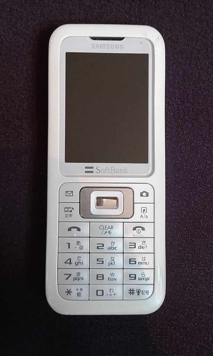 サムソン パケットミニ730SC ホワイト ソフトバンク IMEI:355400/02/119232/6拍卖