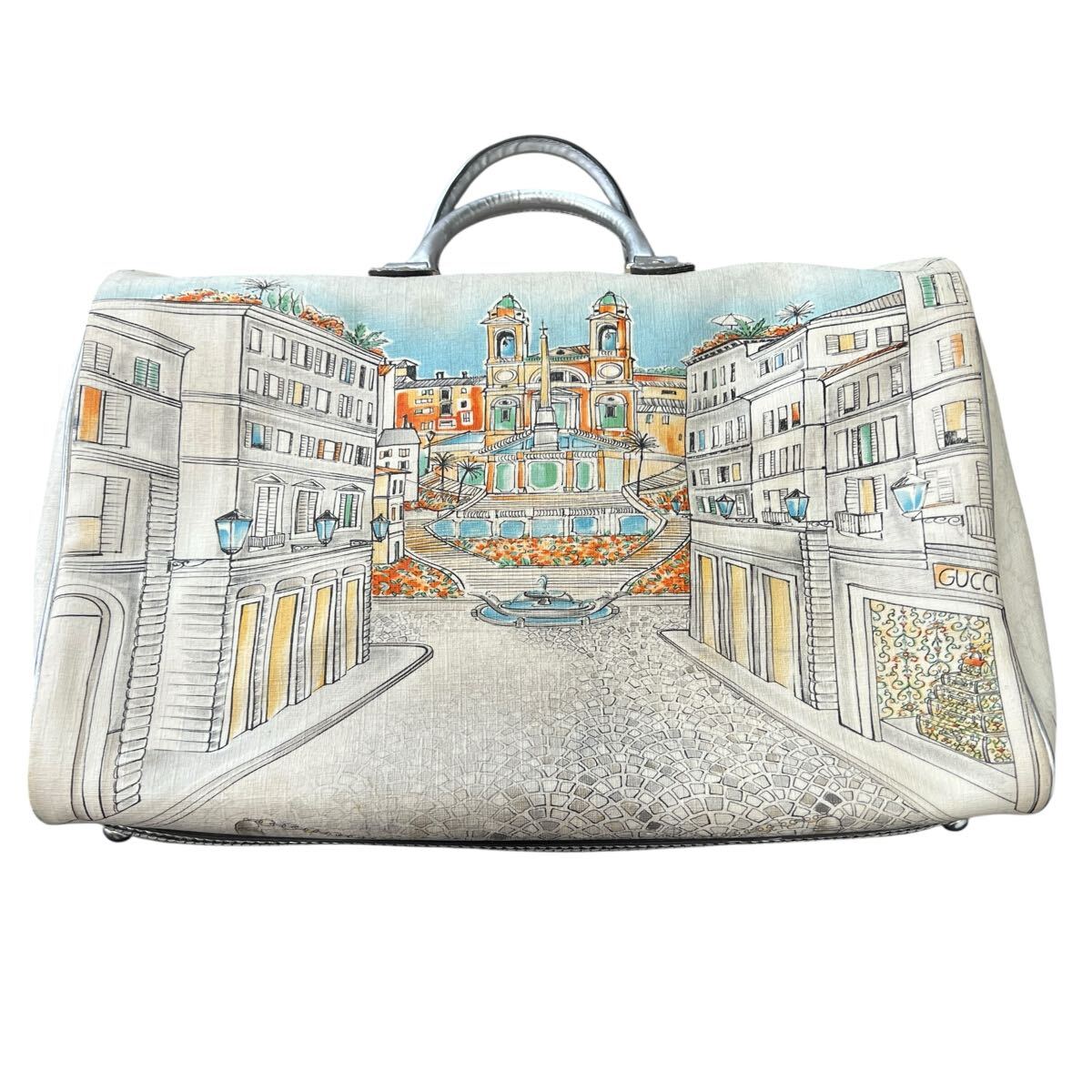 GUCCI 70th Anniversary of the Roma Boutique Exclusive × Joy Satchell GG Canvas Hand Bag グッチ ジョイサッチェル F2345115 拍卖