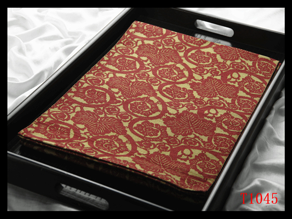 蔵【T1045】厳選美品 唐草花紋 木蘭色地 気品豊かに 正絹高級美術開き名古屋帯 ◇検◇簪着物袋帯和装小物帯締め拍卖