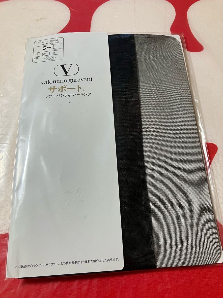 valentino garavani サポート シアー パンティストッキング ネロ 黒 ブラック パンスト panty stocking S-L ヴァレンティノ ガラヴァーニ 拍卖