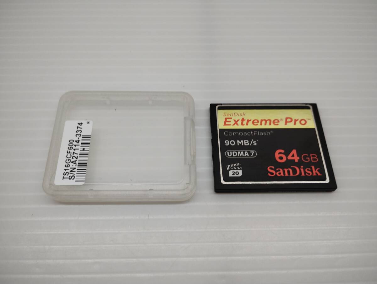 ケース付き 64GB SanDisk Extreme pro CFカード コンパクトフラッシュカード フォーマット済み メモリーカード拍卖
