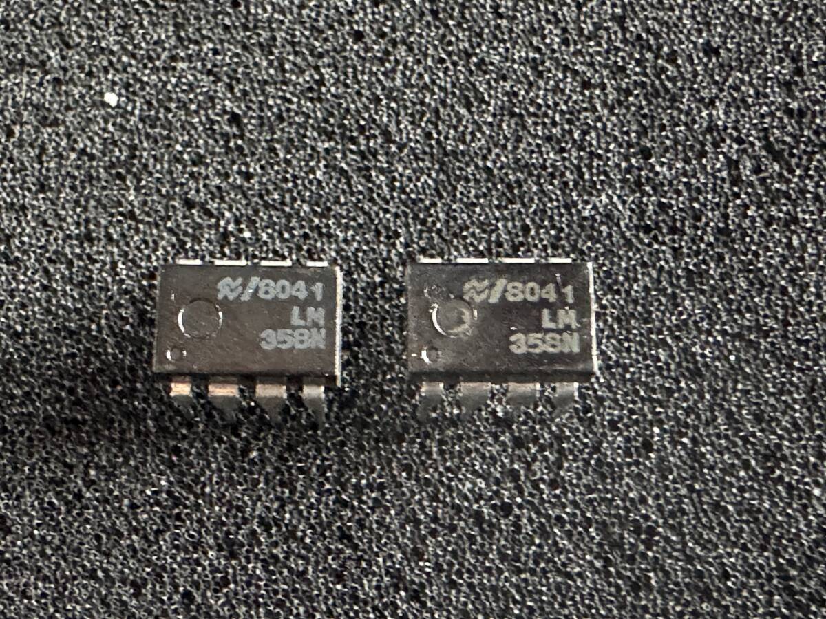 LM358N Dual Opamp / National Semiconducter Vintage / 2個セット拍卖
