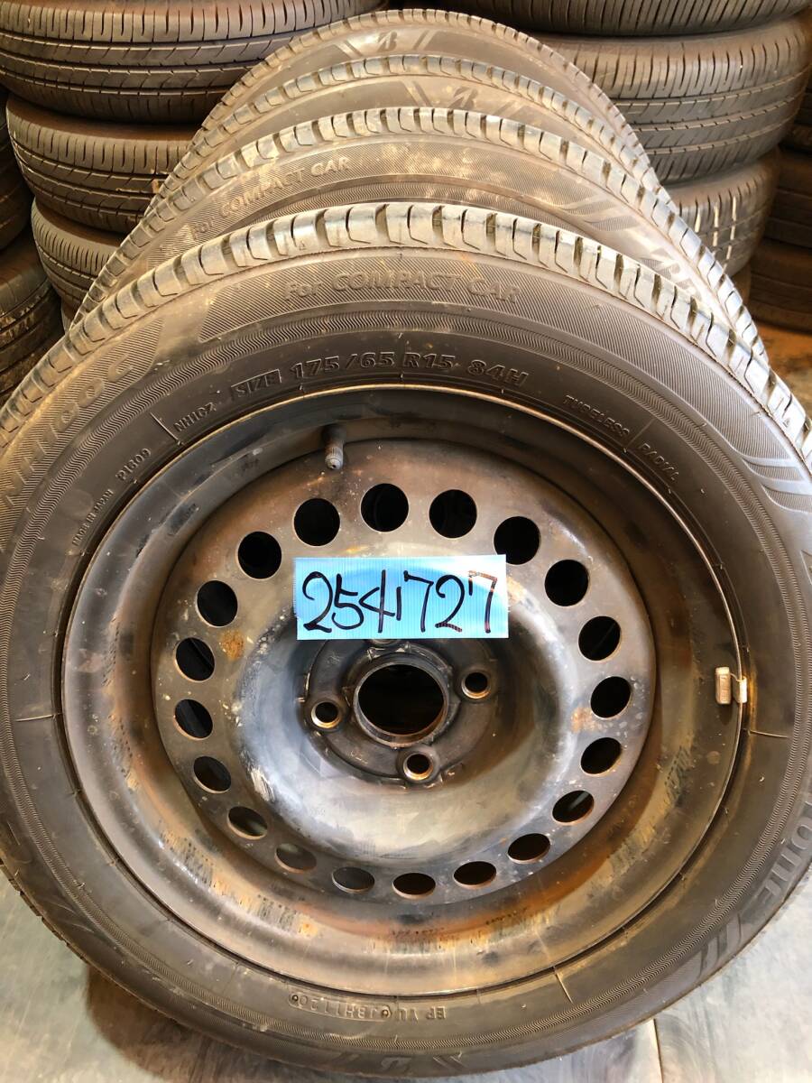 ホンダ純正 15inch × 175/65R15 PCD100 4穴 グレイス シビック フィット シャトル フィットシャトル フリード拍卖