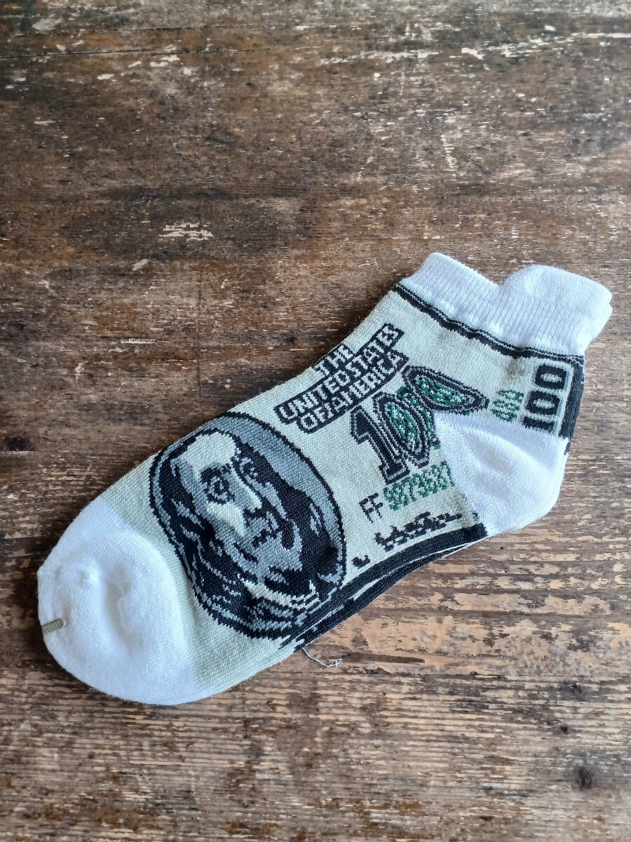 ★100ドル★靴下男女兼用ユニセックス拍卖