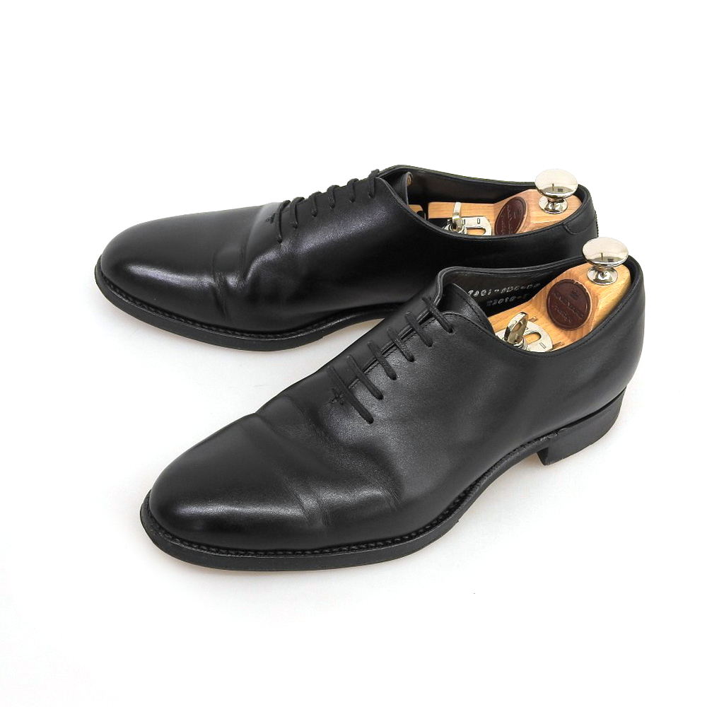 【10276MD】美品 三陽山長 勇一郎 ホールカット ブラック R2010ラスト サイズ7 付属品有 Sanyo Yamacho拍卖