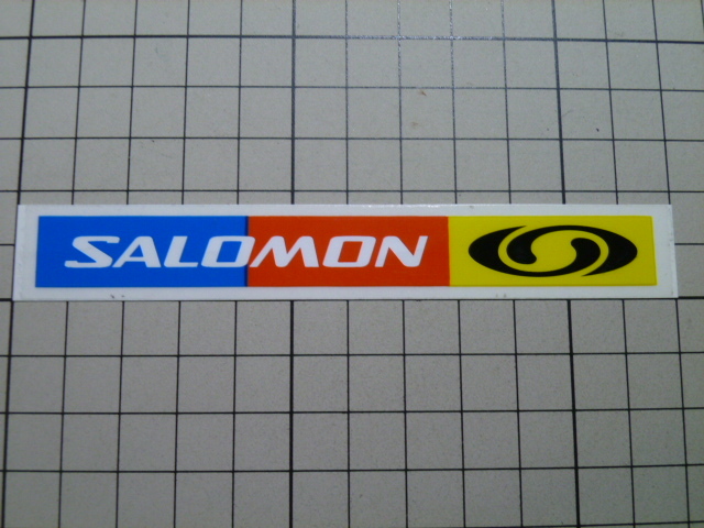 正規品 SALOMON ステッカー (117mm×17mm) サロモン拍卖