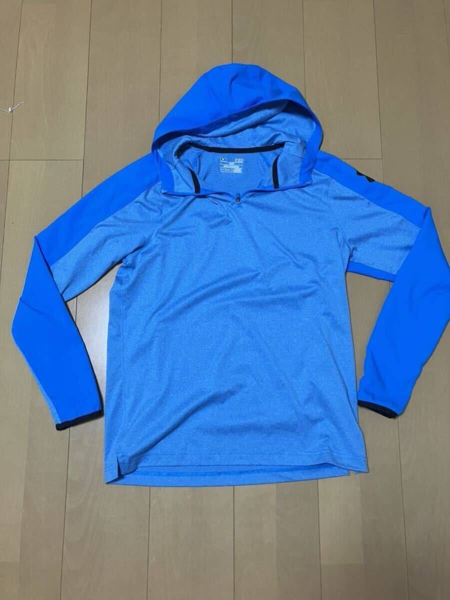 32 アンダーアーマー パーカー コールドギア ハーフジップ トップス UNDER ARMOUR cold gear フーディー拍卖