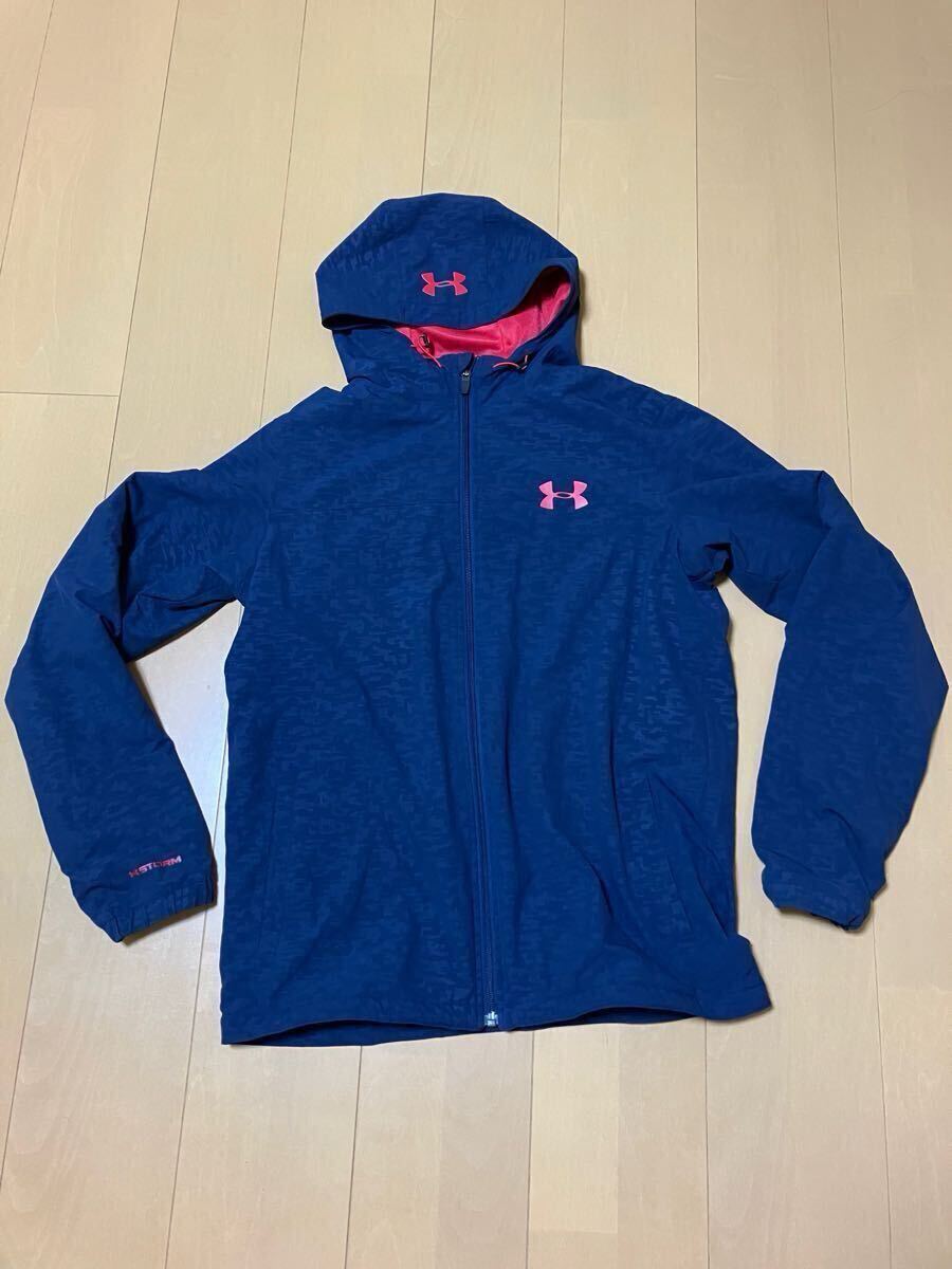 アンダーアーマー パーカー ストーム フルジップ トップス UNDER ARMOUR storm フーディー ネイビー拍卖
