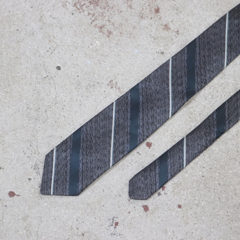 NT808 80sビンテージ Dior ディオール ネクタイ■1980年代製 ポリエステル ストライプ 雑貨 小物 アンティーク 古着 激安 アメカジ 90s 00s拍卖