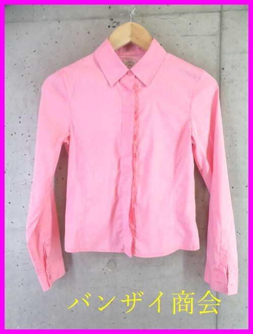 【送料300円可】0260b4◆イタリア製◆ARMANI JEANS アルマーニジーンズ 長袖ストレッチシャツ 38/ドレスシャツ/ジョルジオジャケットコート拍卖