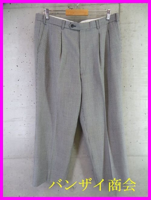 7060b21◆日本製◆91cm◆MUNSINGWEAR マンシング チェック柄 ウールスラックスパンツ/ゴルフパンツ/ジャケット/ポロシャツ/ニット/ベスト拍卖