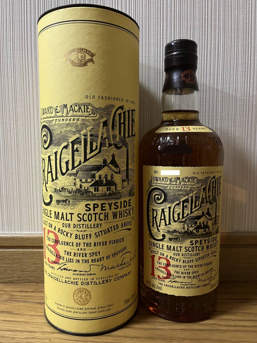 終売品【クライゲラキ 13年】CRAIGELLACHIE 13yo・クライゲラヒ 13年・46%・700ml拍卖