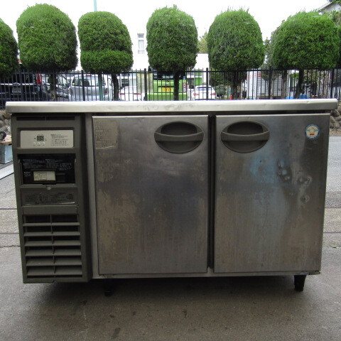 【埼玉発】フクシマ 業務用冷蔵庫 コールドテーブル 316L YRW-120RM2-F 2014年製 100V 50/60Hz 中古★6-1029拍卖